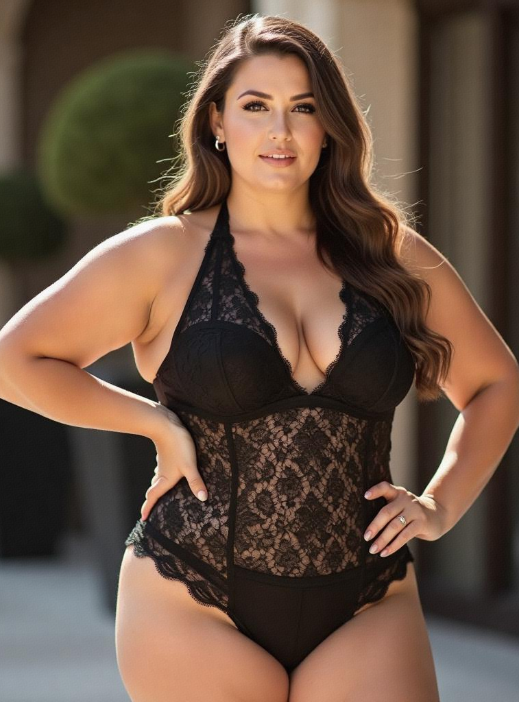 Plus size bodysuit